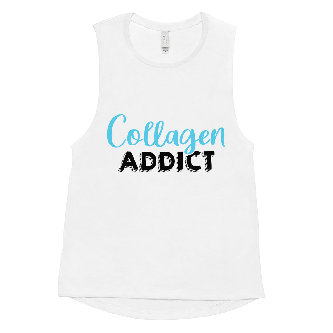 Collagen Addict Ladies’ Muscle Tank